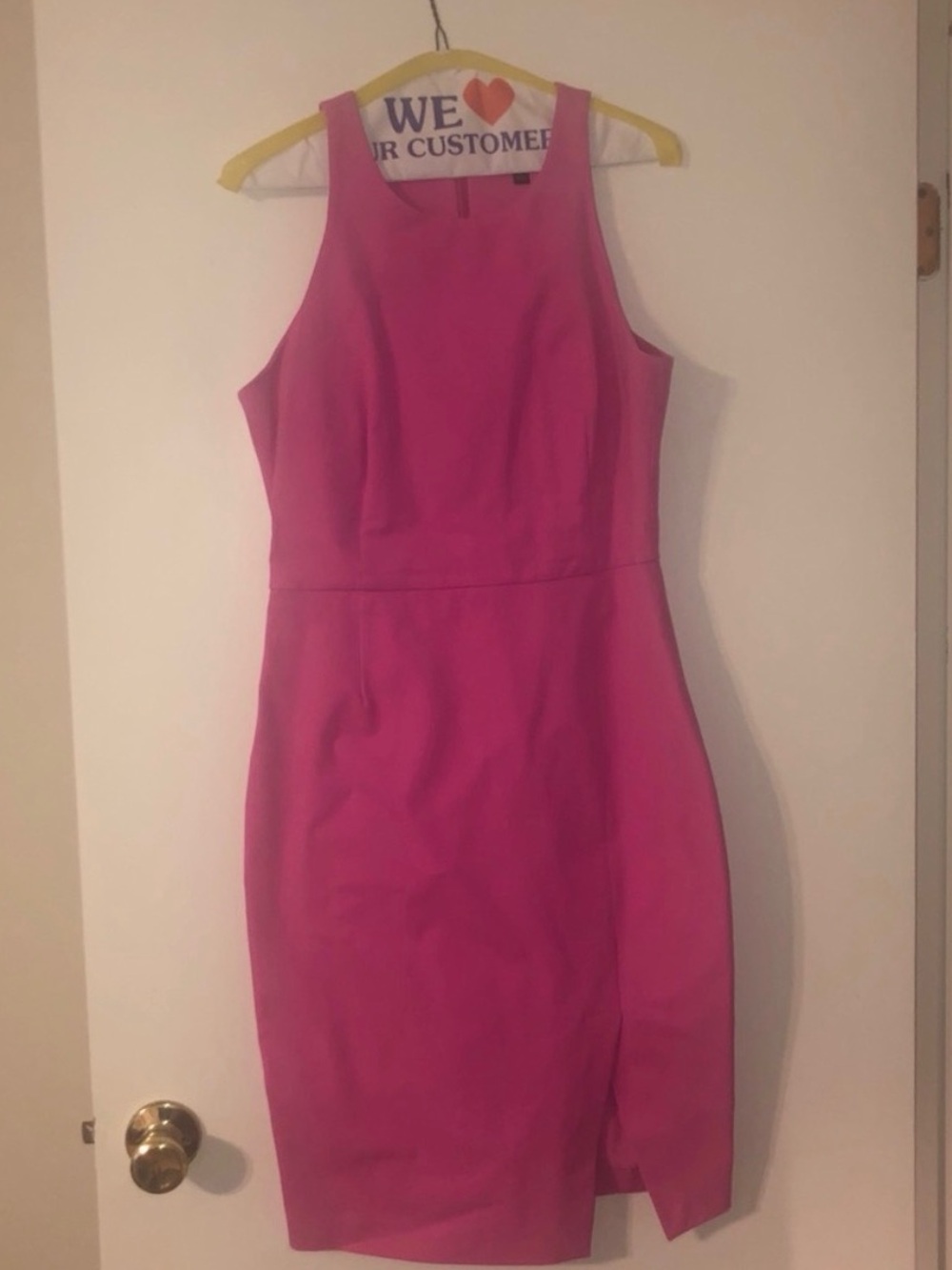 Banana Republic Pink Fitted Midi Sheath Dress - Picture 2 of 6